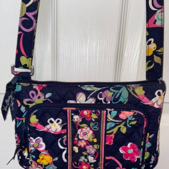 vera bradley cross body bag ribbons - Picture 1 of 4